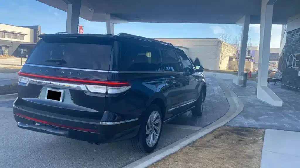 Our luxury black SUV for city to city car service