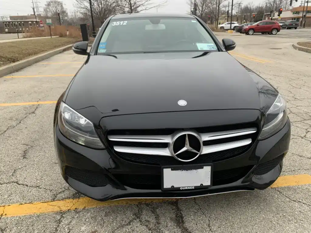 Luxury Mercedes Car On Road