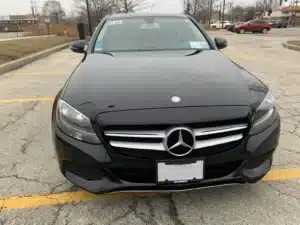 Luxury Mercedes Car On Road