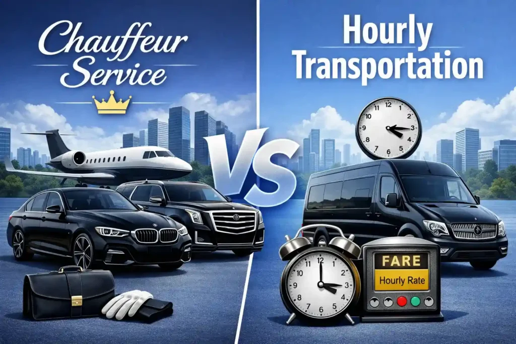 Shofer Driver Chauffeur VS Hourly Transportation