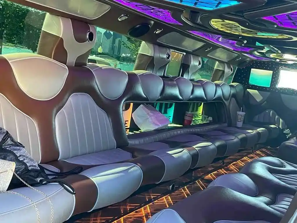hummer limo interior