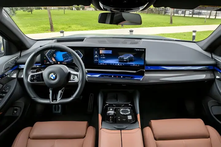 Interior of BMW