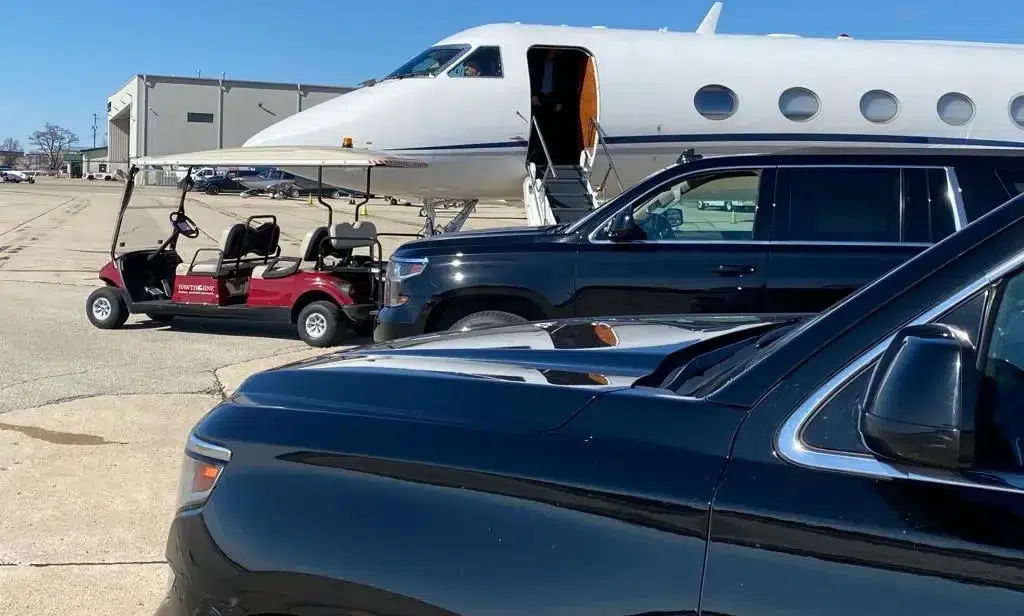 Black SUV For Private Airport Transfer