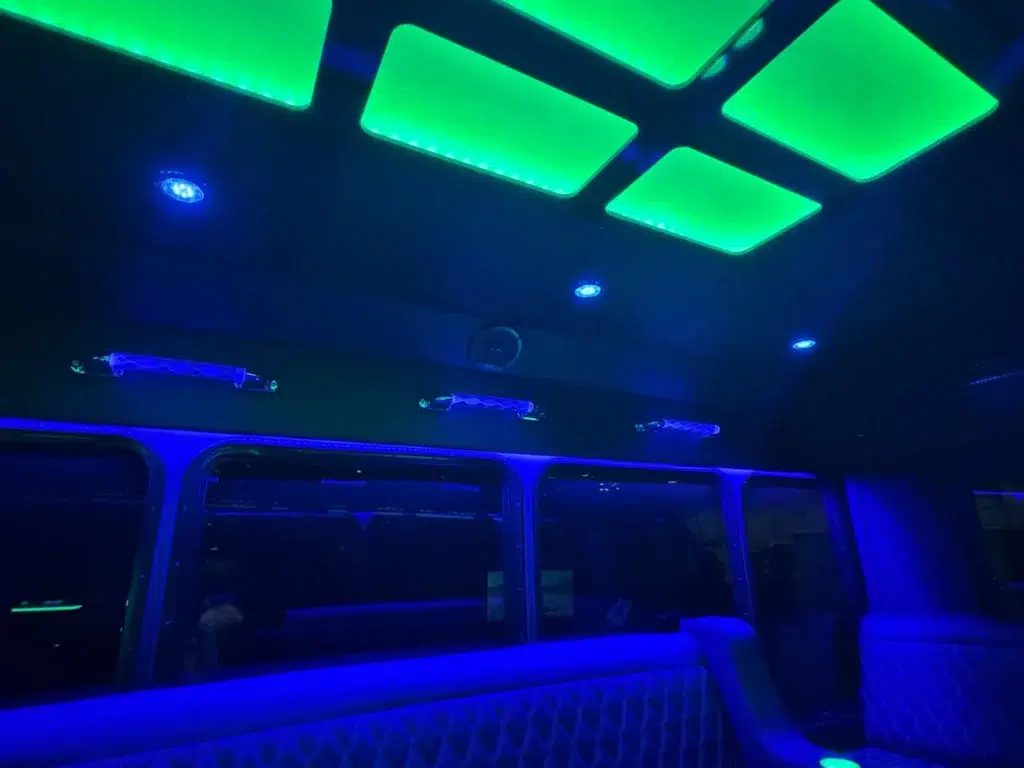 Beautiful Interior of Party Sprinter