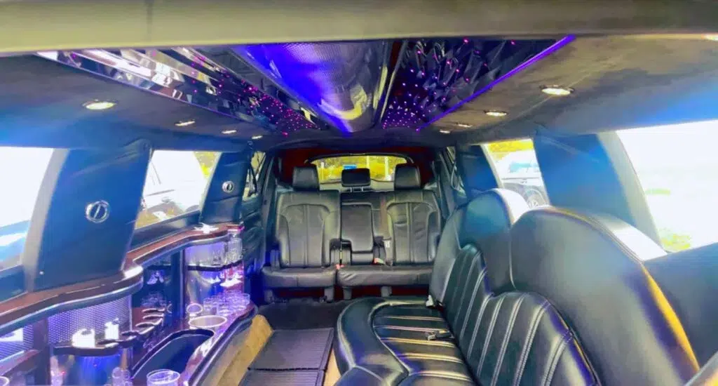 Most beautiful interior of limousine