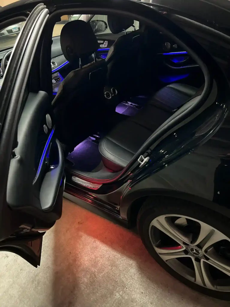 Inside view of Sedan