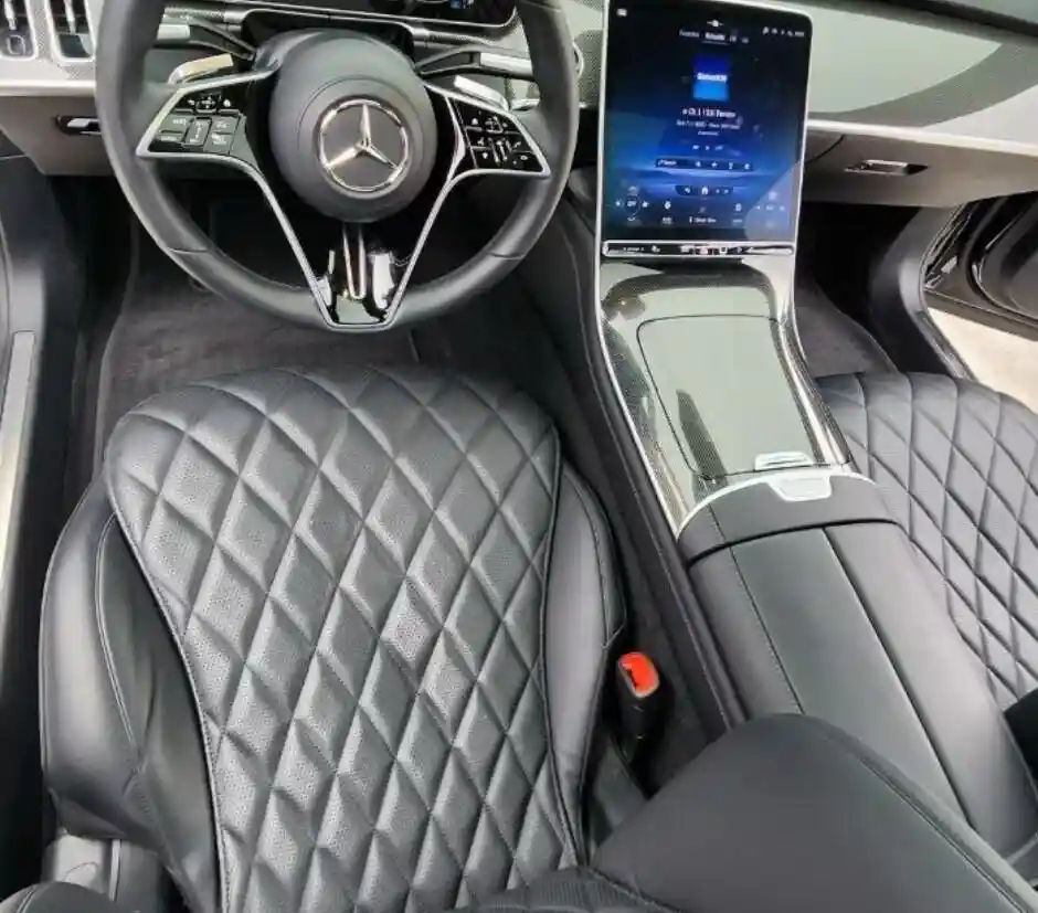 luxury mercedes car exterior