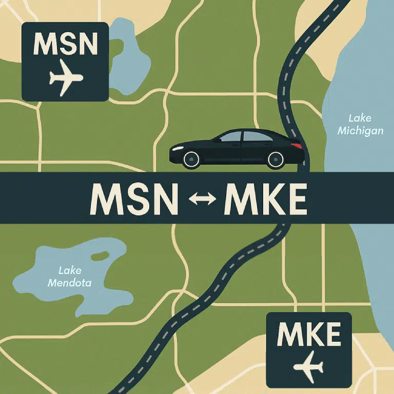 Chauffeur Service MSN Airport to MKE