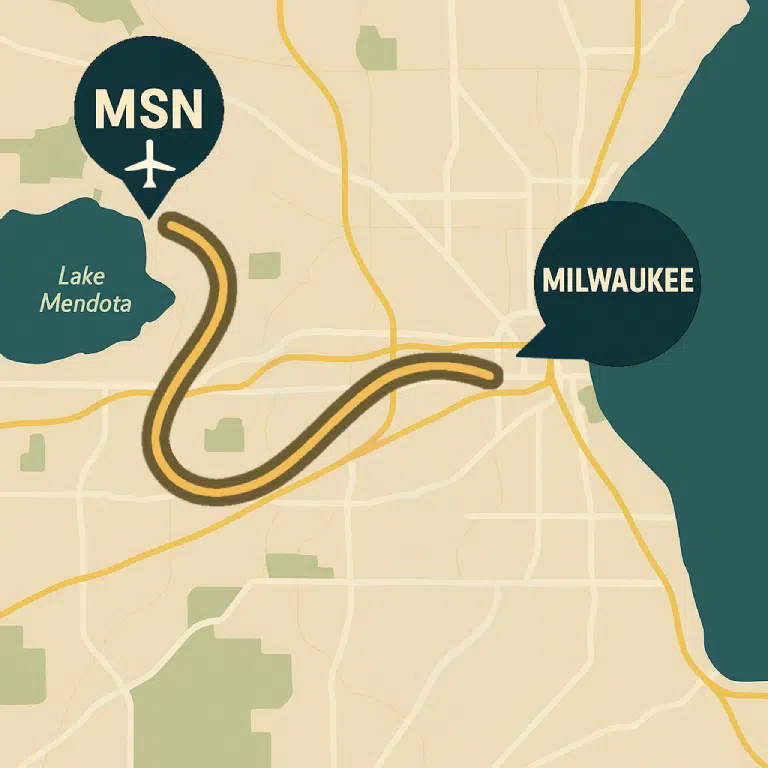 Chauffeur Service MSN to Milwaukee