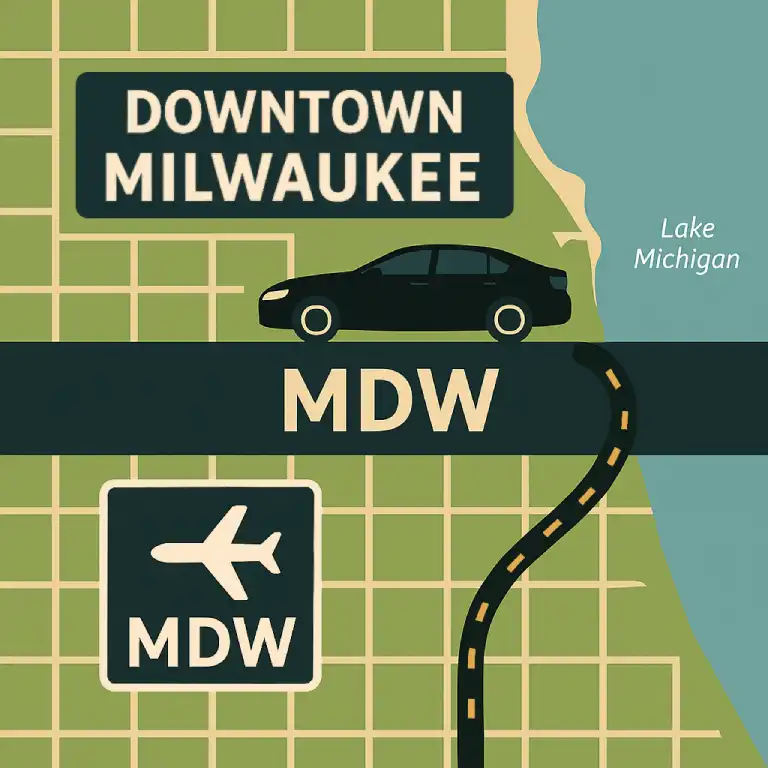 Chauffeur Service Midway to Milwaukee