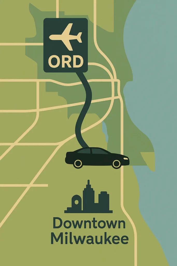 Chauffeur Service ORD to Milwaukee