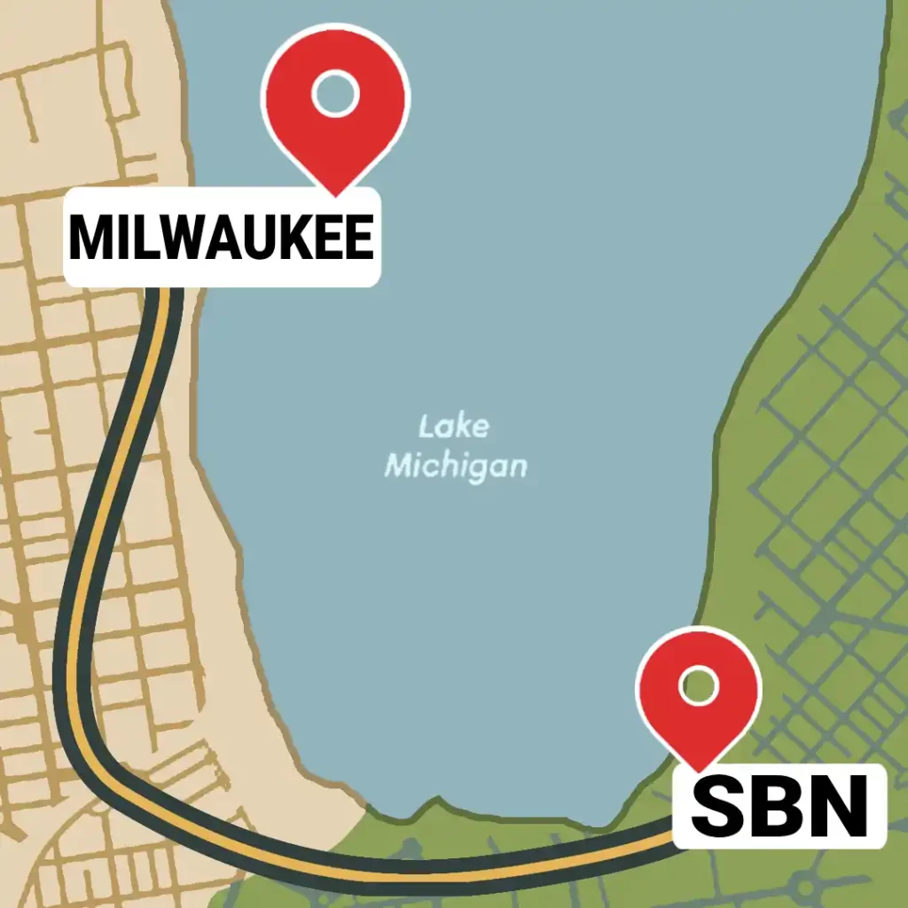 Chauffeur Service SBN to Milwaukee
