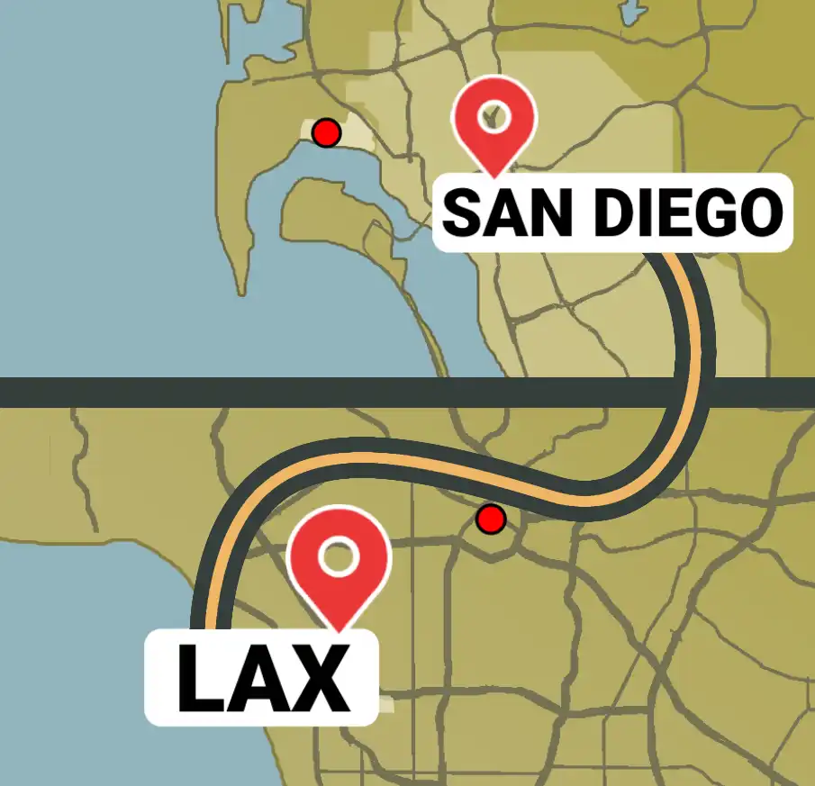 LAX Airport to San Diego