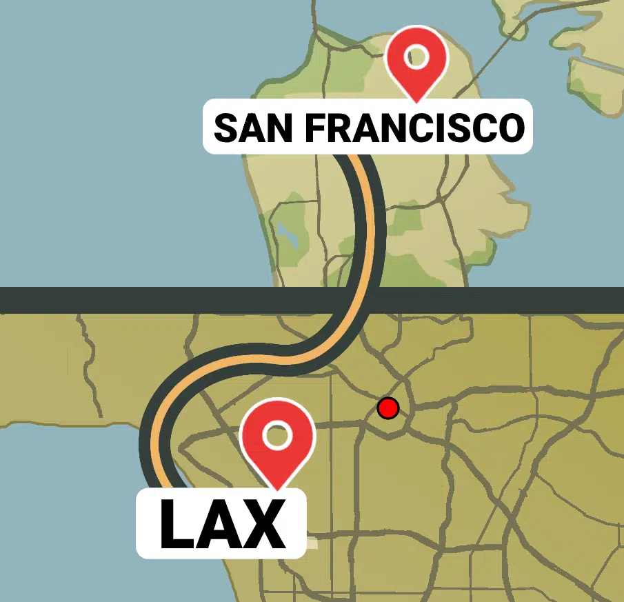 LAX Airport to San Francisco