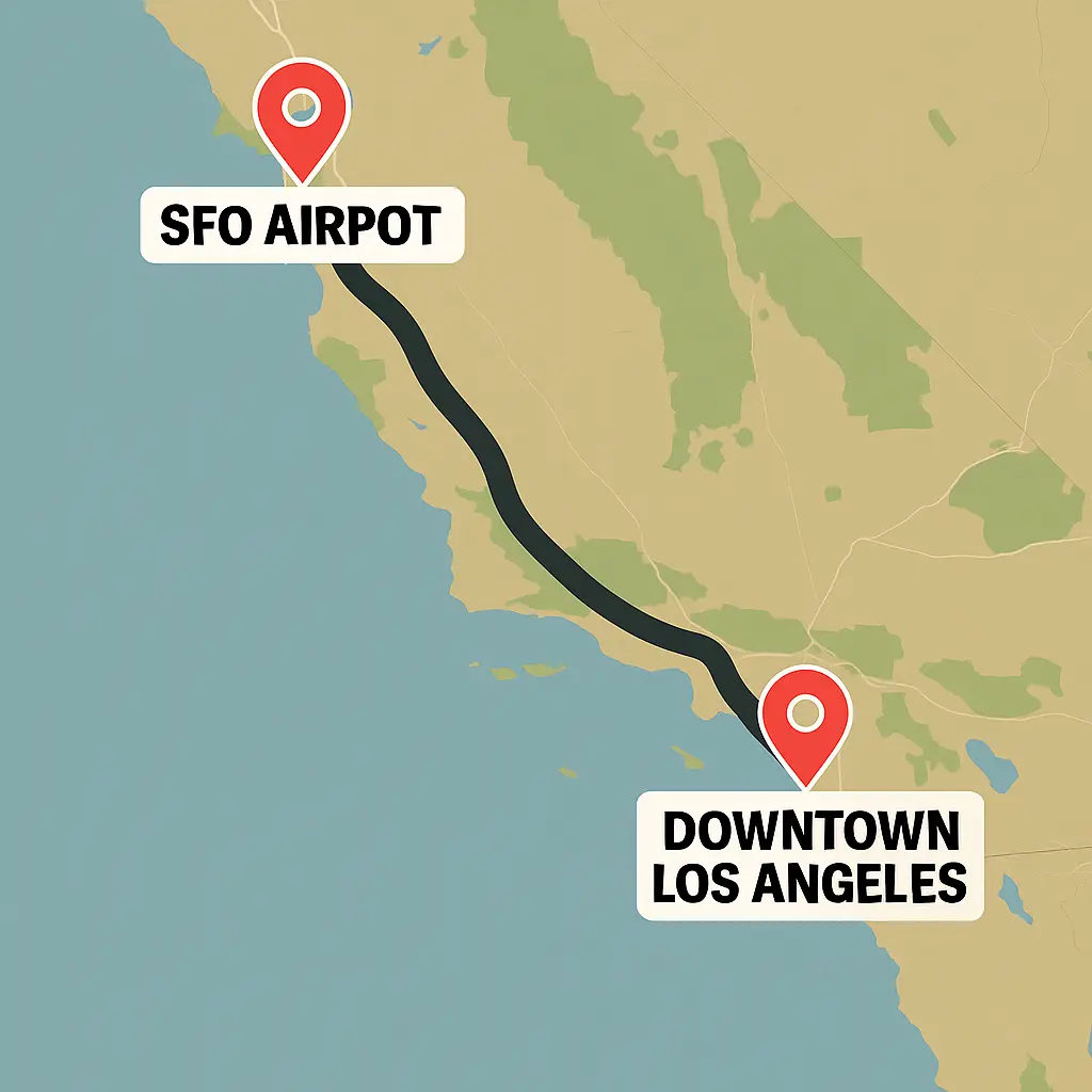 SFO Airport to Los Angeles