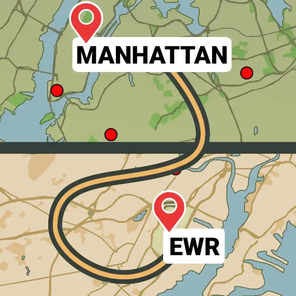 Chauffeur Service EWR to Manhattan