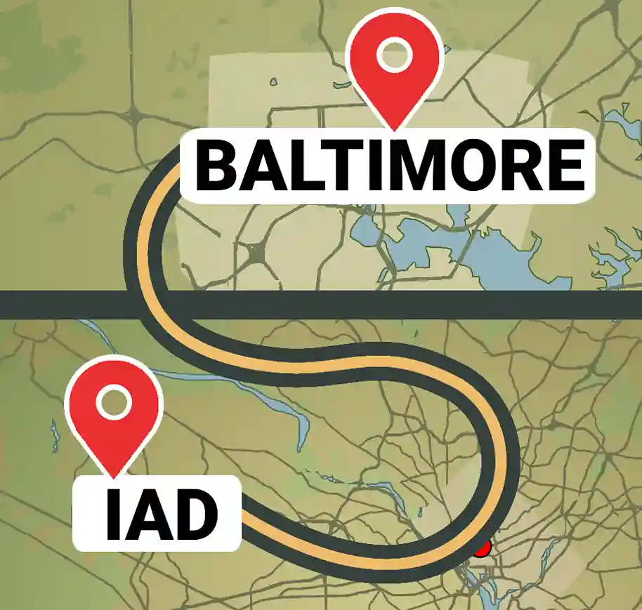 Chauffeur Service IAD to Baltimore