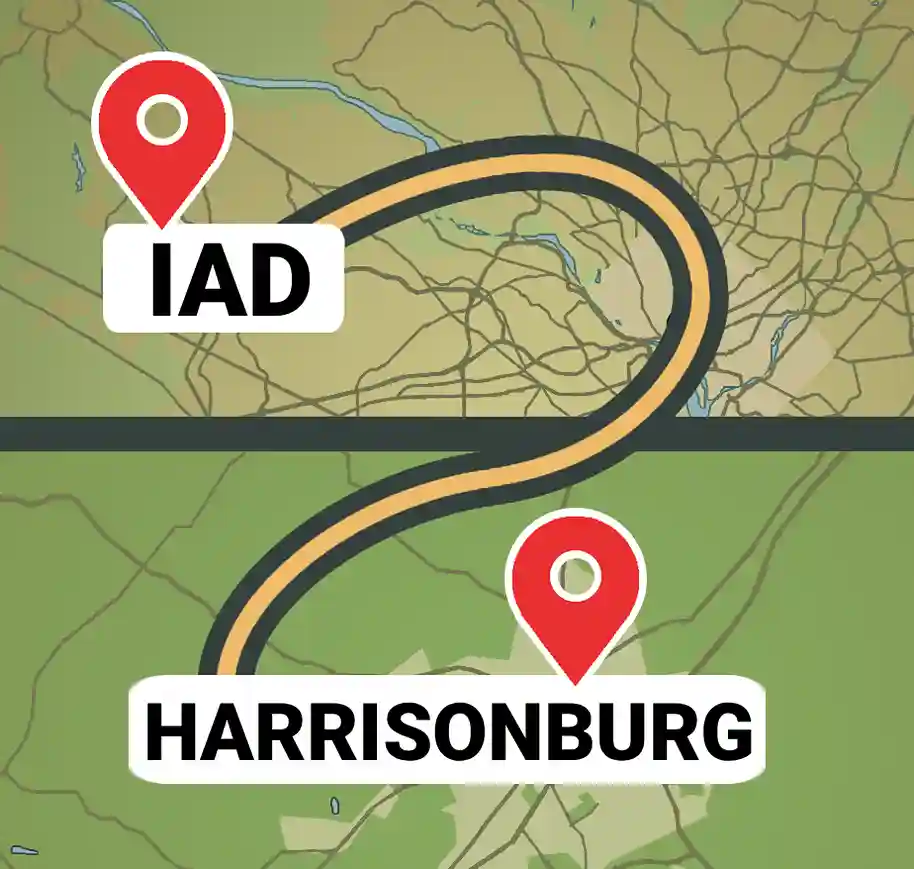 Chauffeur Service IAD to Harrisonburg