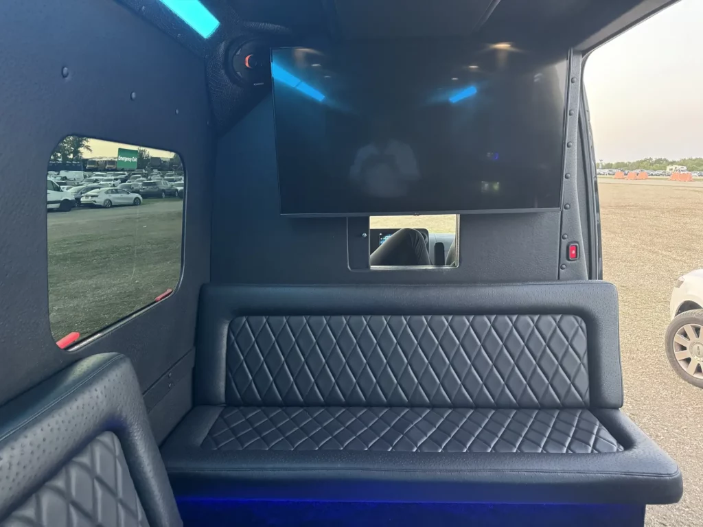 Interior of Luxurious Sprinter Van