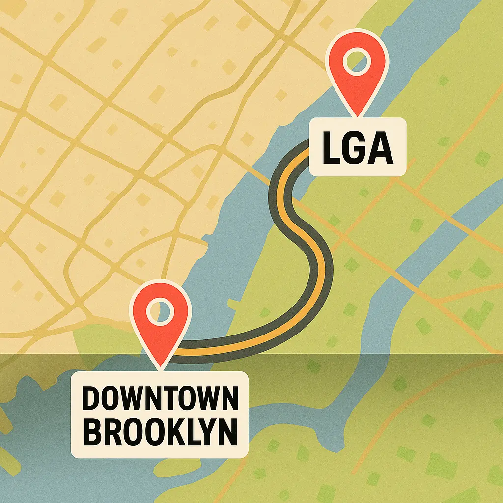 LGA Airport to Downtown Brooklyn