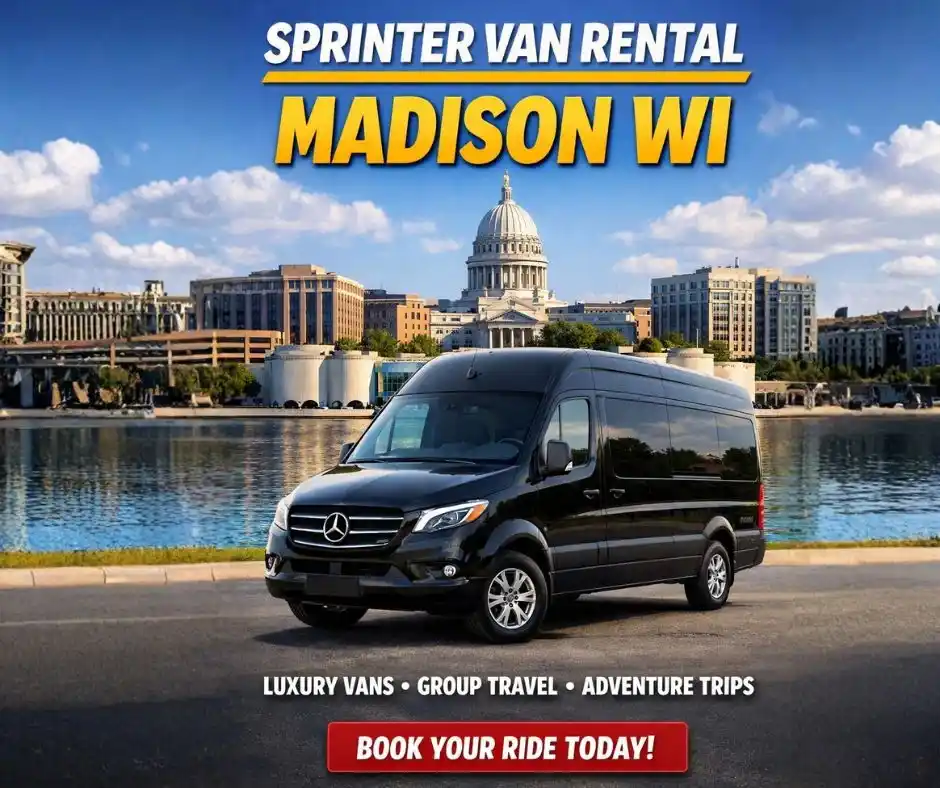Wisconsin Sprinter Georgia 24/7 Sprinter Van Rental Madison WI | Reliable Transfers