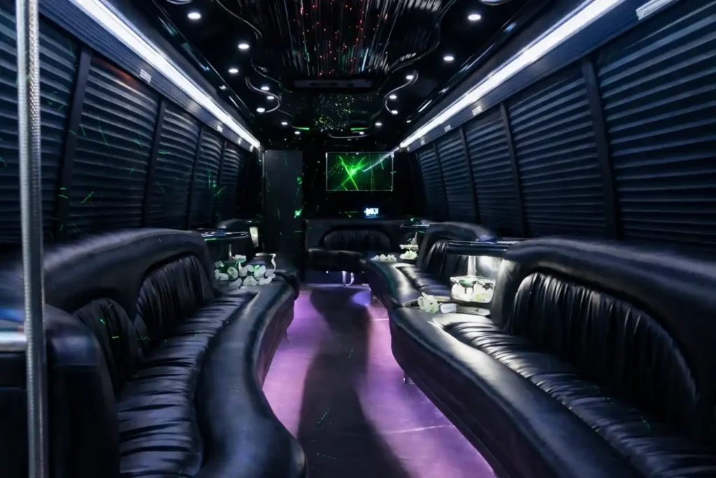 Beautiful Party bus interior