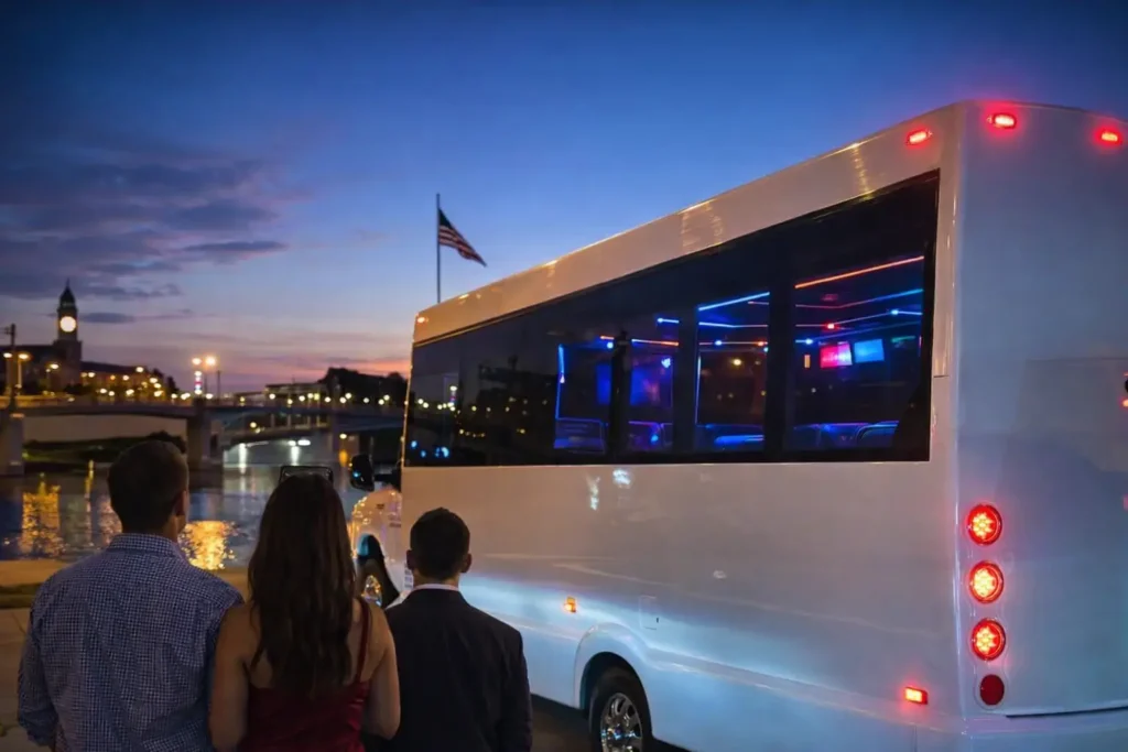 Luxury Party Bus Rental Janesville WI