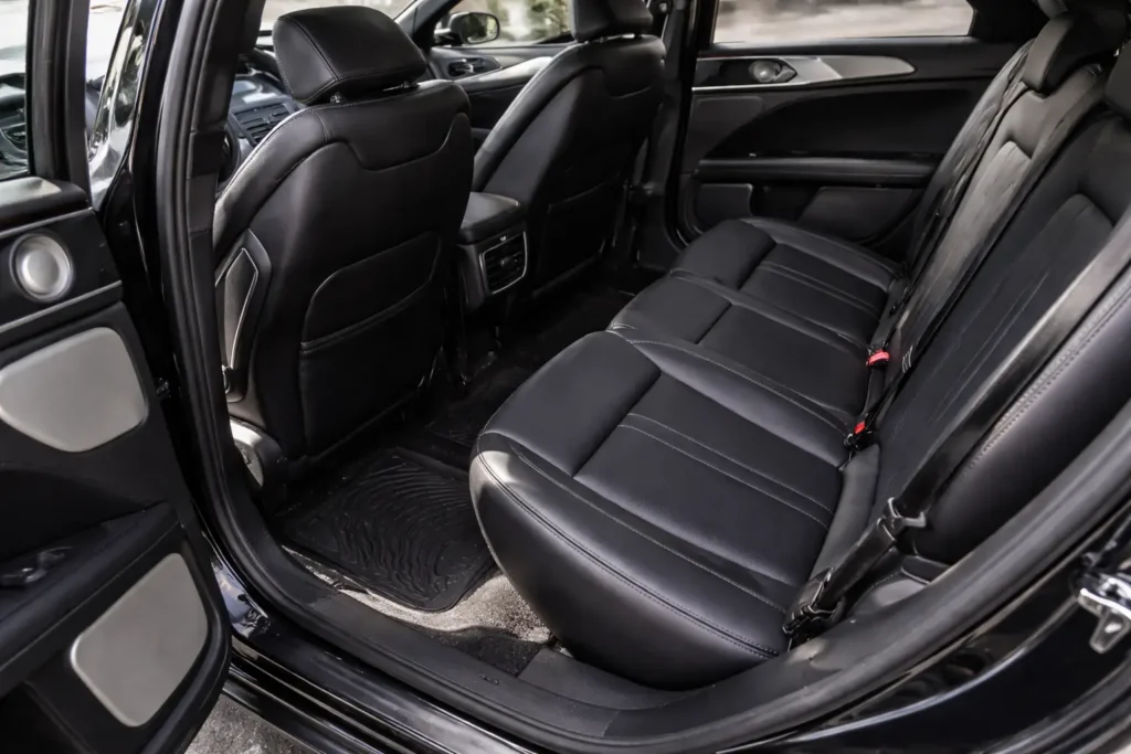 Luxury interior of sedan