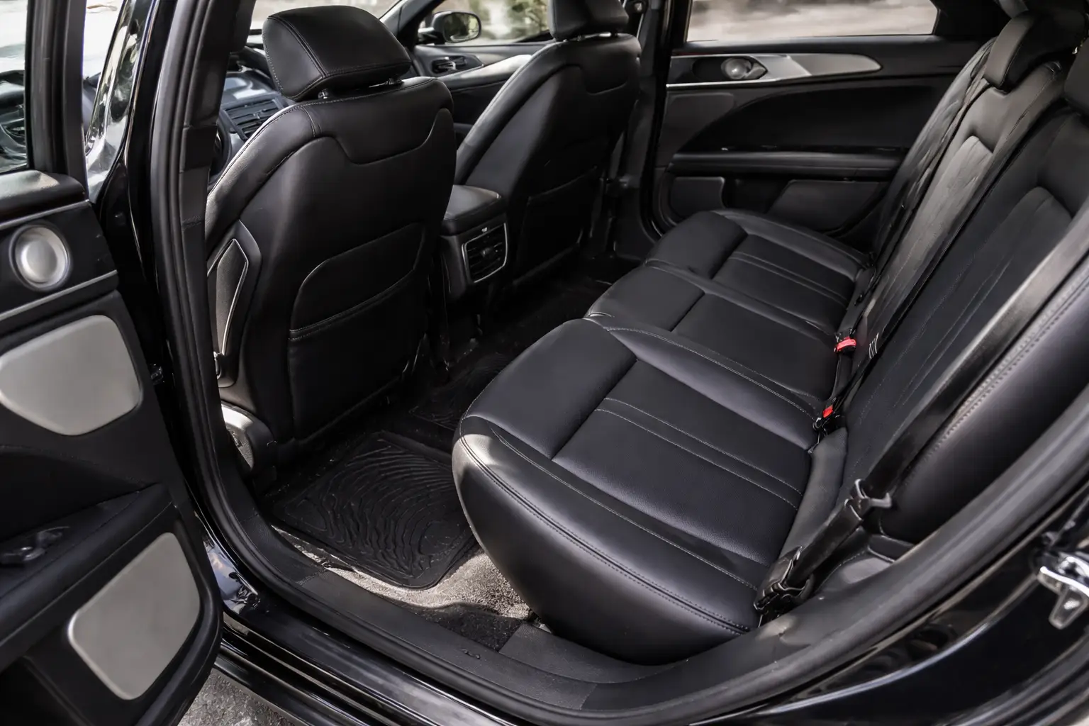 Luxury interior of sedan