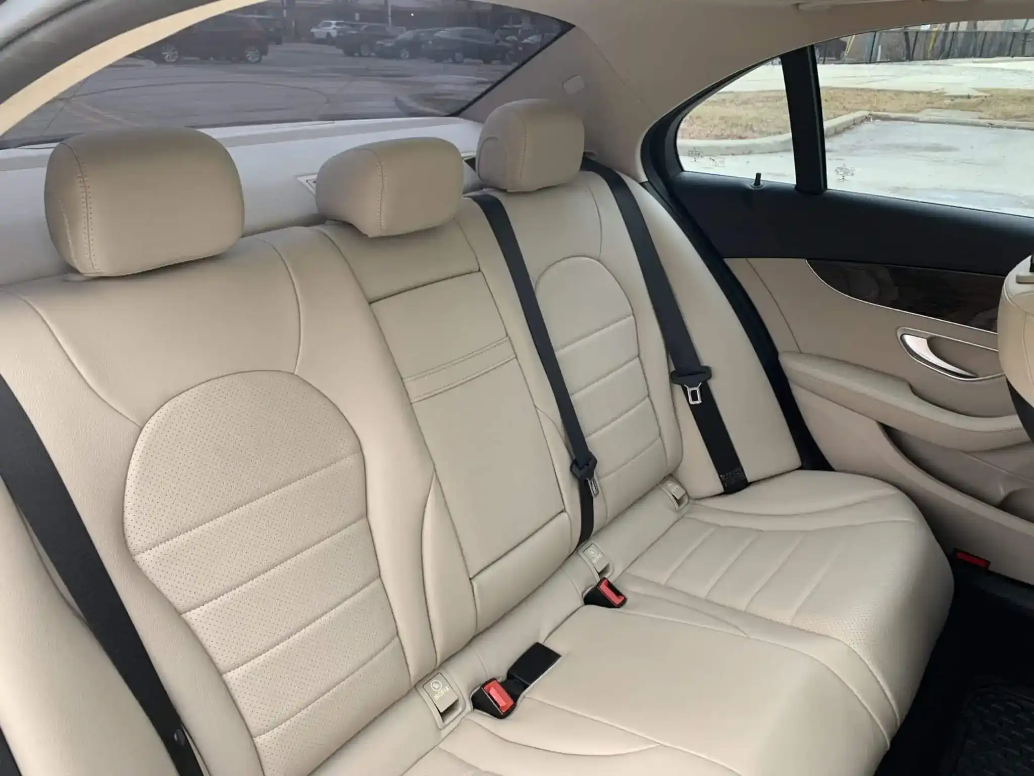 Sedan town car interior