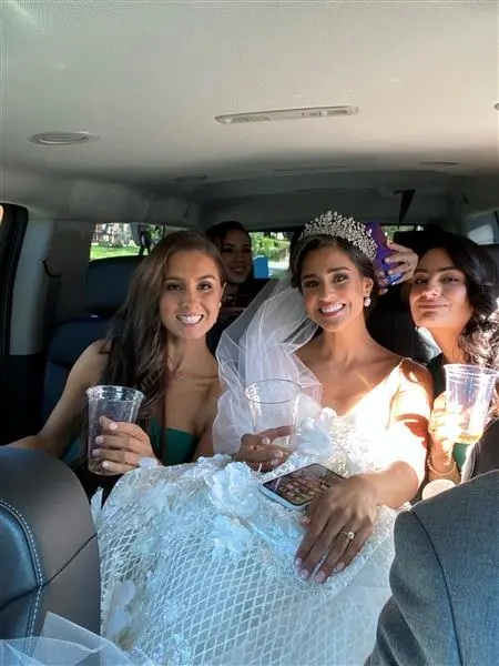 Bridal transportation service to wedding venue