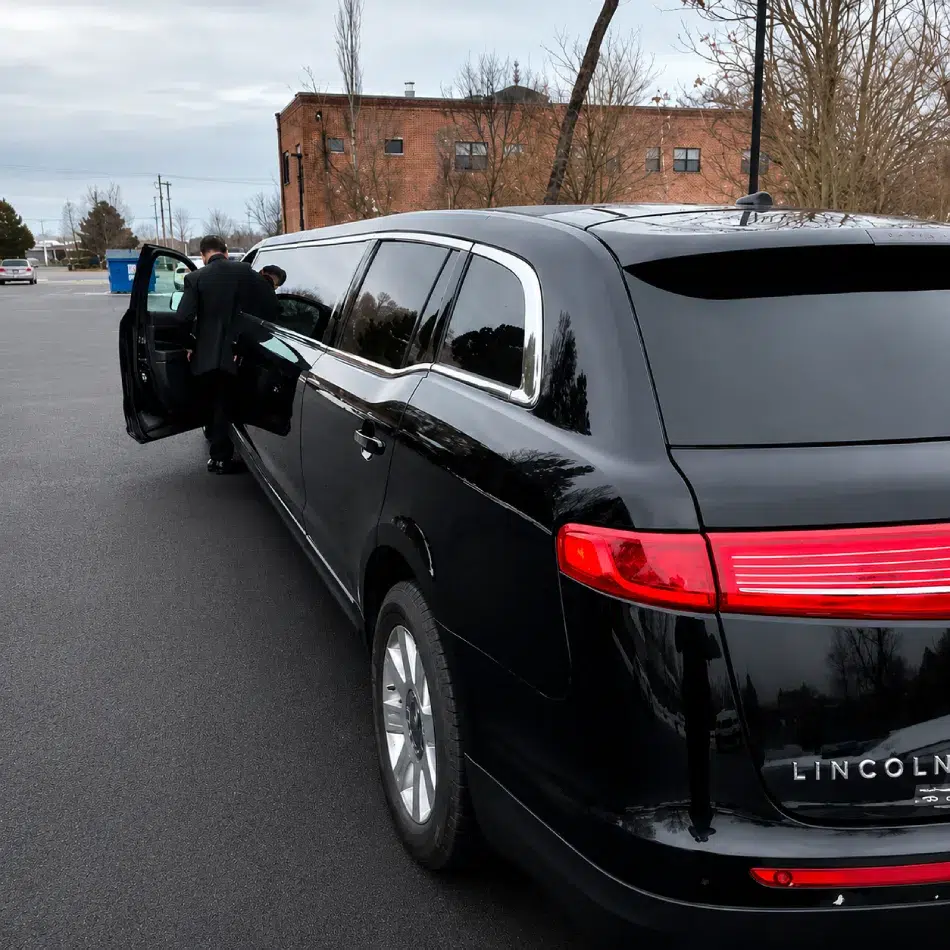 Sleek Lincoln Limousine